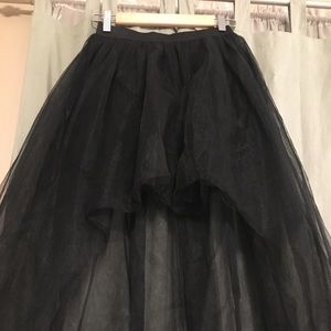 Tulle/ tu-tu hi-low skirt